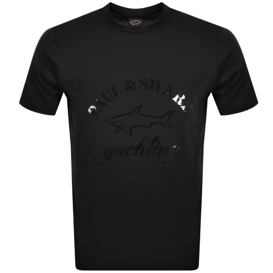 Alternative Image for ProductPaul And Shark Logo T Shirt Black1