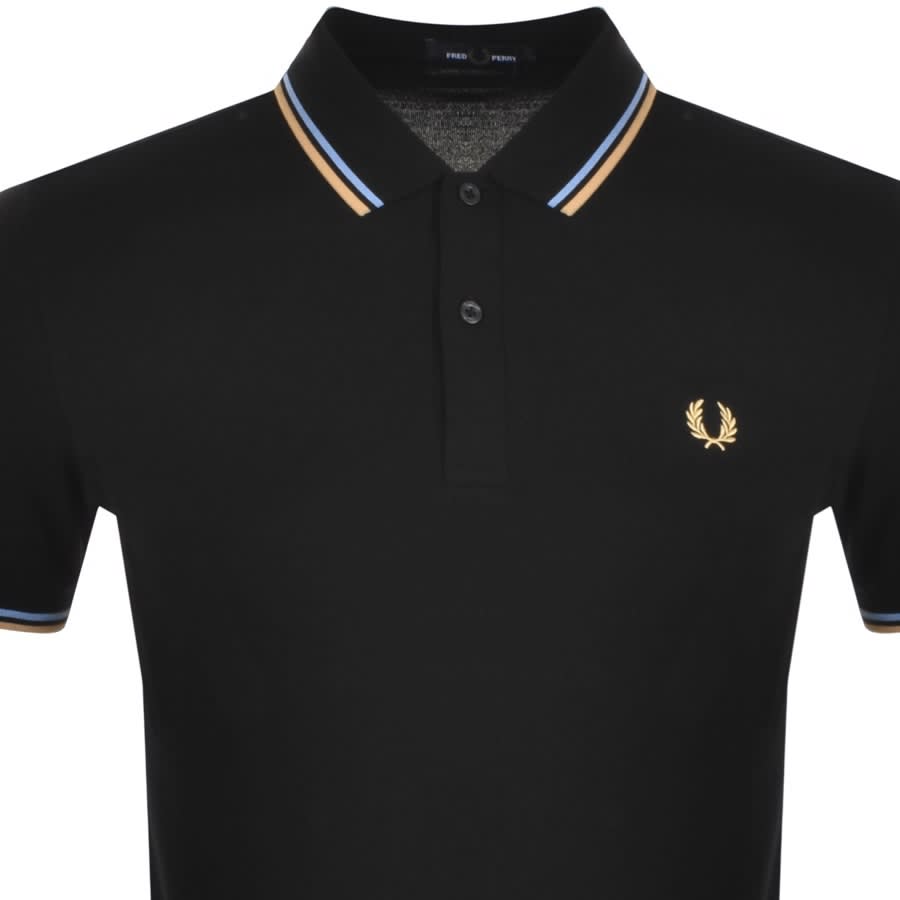 Alternative Image for ProductFred Perry Twin Tipped Polo T Shirt Black2