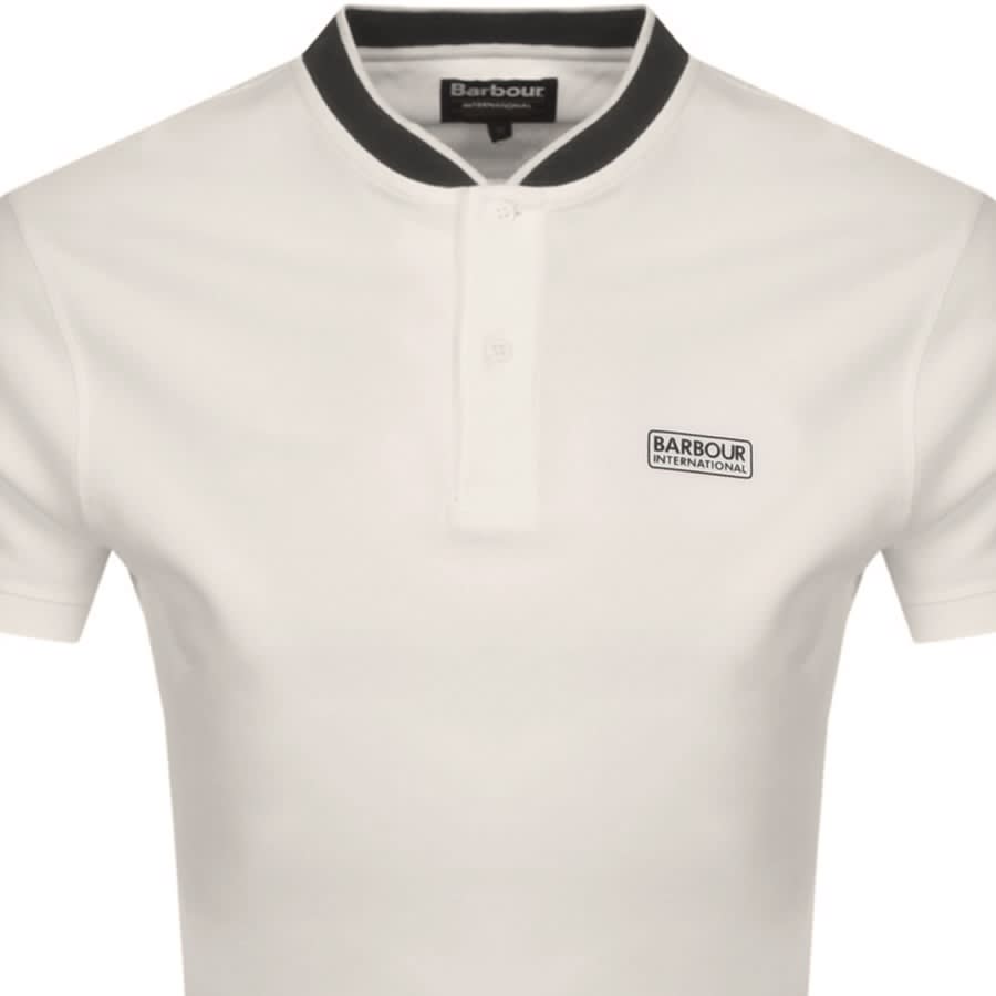 Alternative Image for ProductBarbour International Tipped Polo T Shirt White2