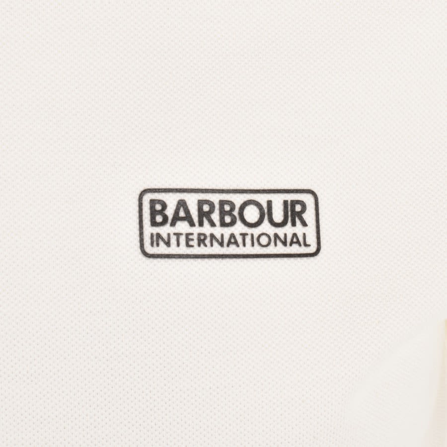 Alternative Image for ProductBarbour International Tipped Polo T Shirt White3