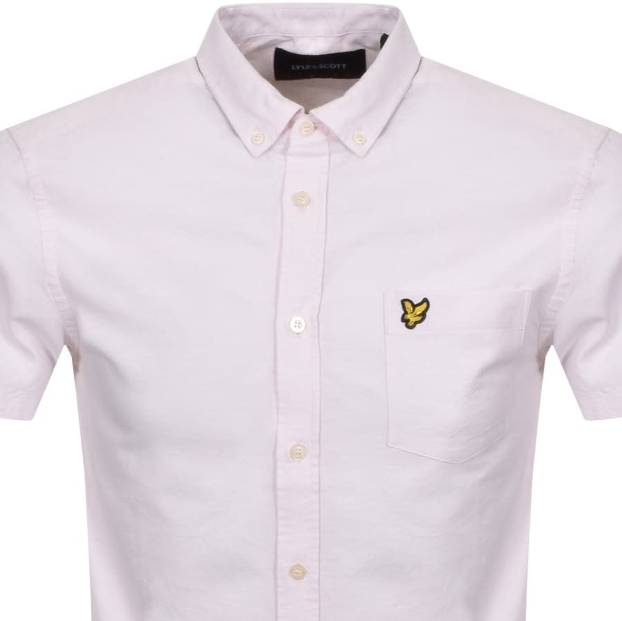 Alternative Image for ProductLyle And Scott Oxford Short Sleeve Shirt Pink2