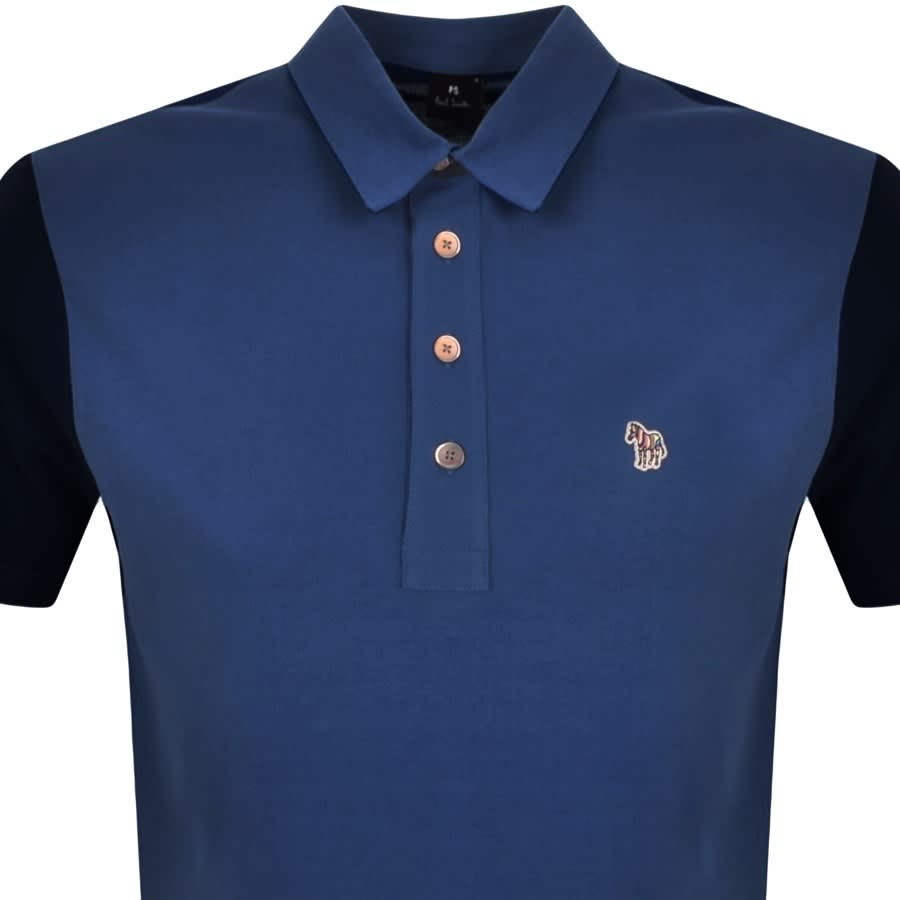 Alternative Image for ProductPS By Paul Smith Mix Up Polo T Shirt Blue2