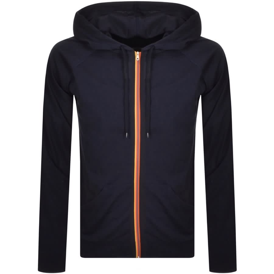 Alternative Image for ProductPS By Paul Smithn Tape Full Zip Hoodie Navy1