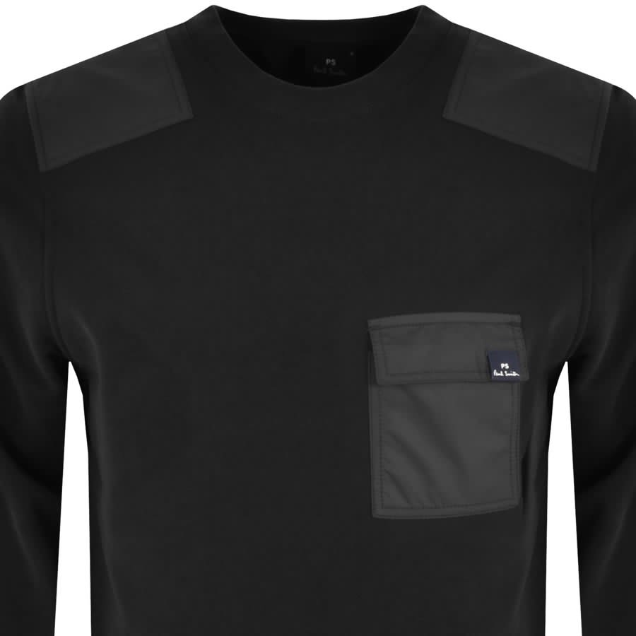 Alternative Image for ProductPS By Paul Smith Panel Sweatshirt Black2