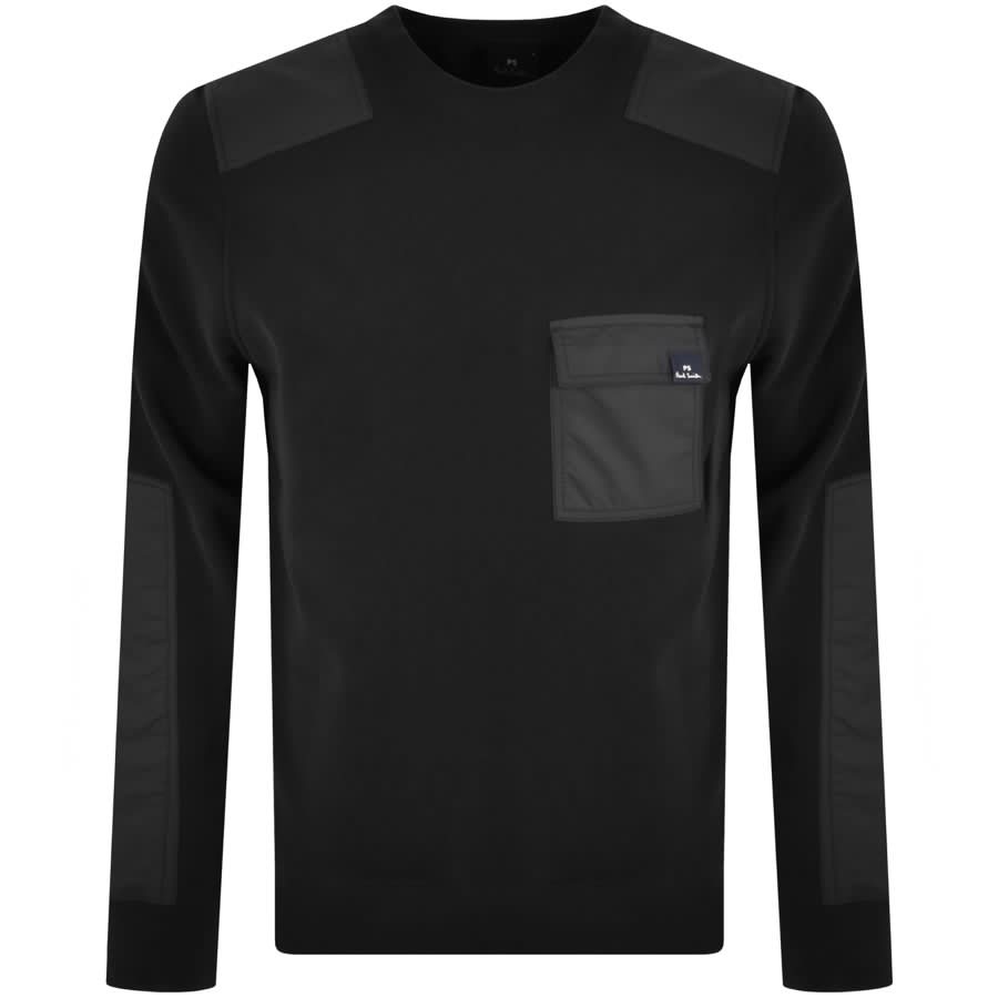 Alternative Image for ProductPS By Paul Smith Panel Sweatshirt Black1