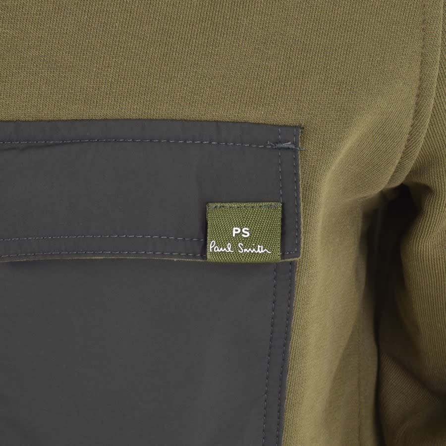 Alternative Image for ProductPS By Paul Smith Panel Sweatshirt Khaki3