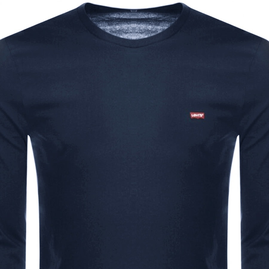 Alternative Image for ProductLevis Original Logo Long Sleeve T Shirt Navy2