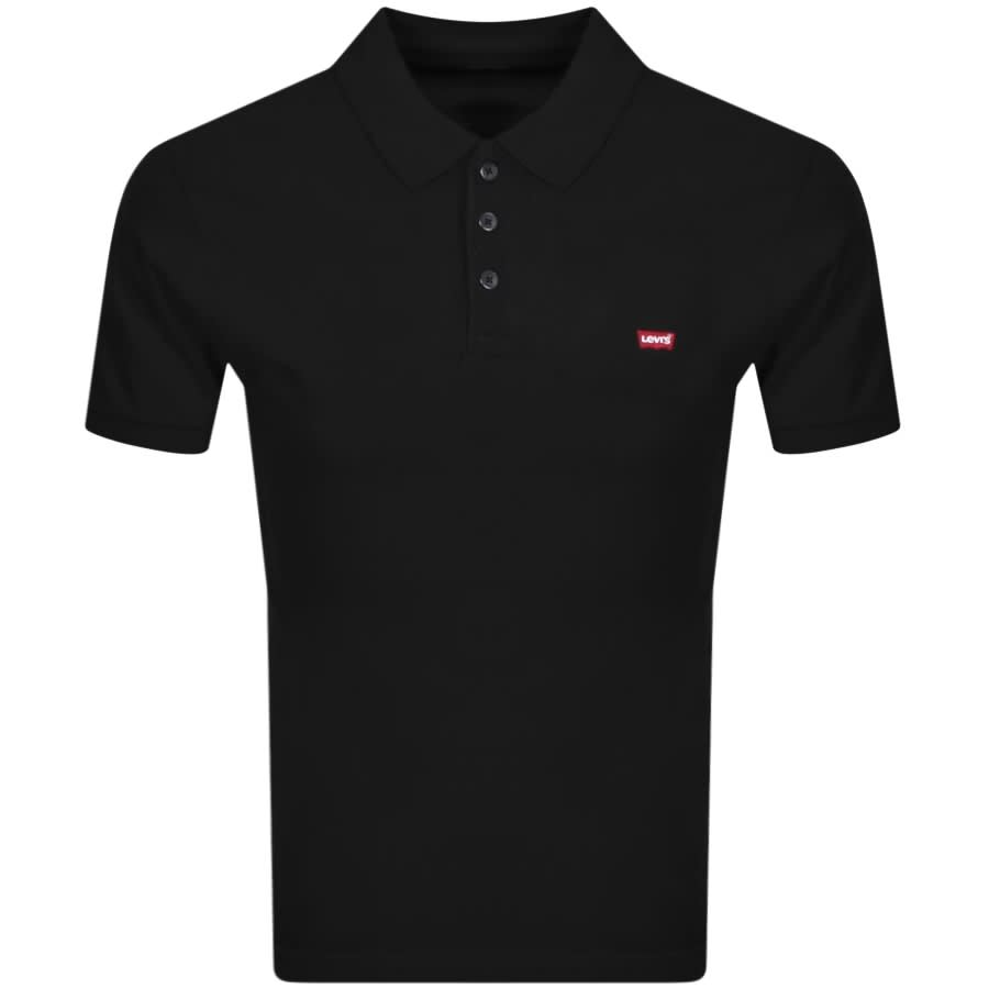 Alternative Image for ProductLevis Original Short Sleeved Polo T Shirt Black1