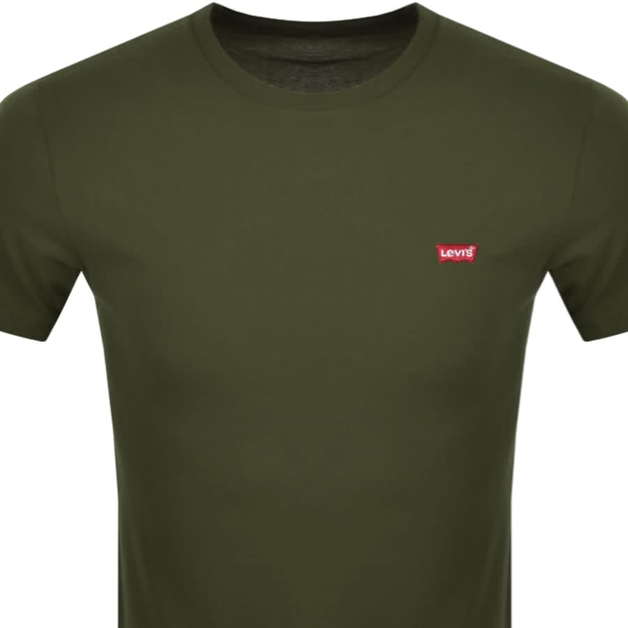 Alternative Image for ProductLevis Original Crew Neck Logo T Shirt Green2