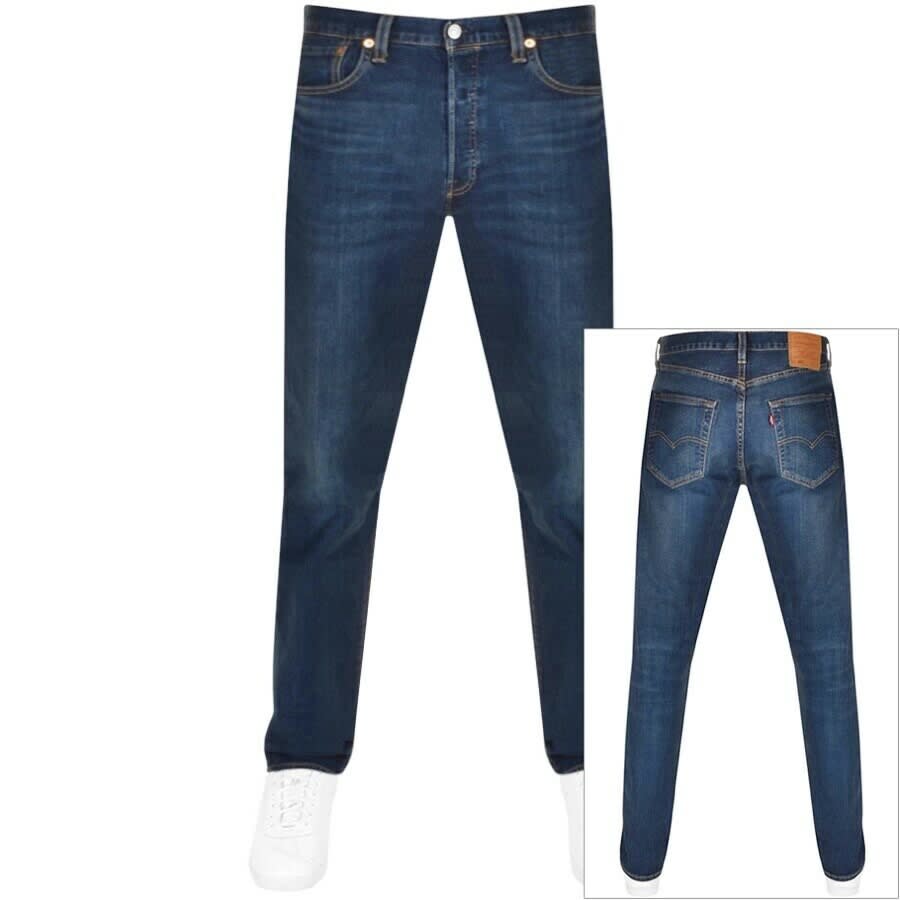 Alternative Image for ProductLevis 501 Original Fit Mid Wash Jeans Blue1