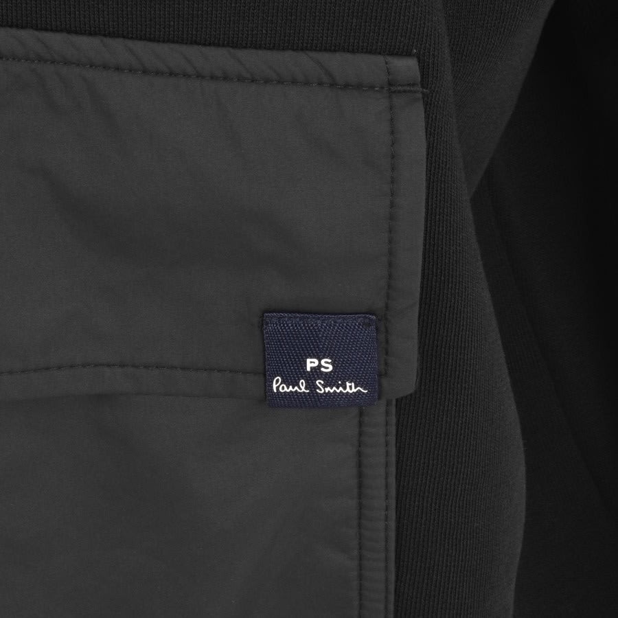 Alternative Image for ProductPS By Paul Smith Panel Hoodie Black3