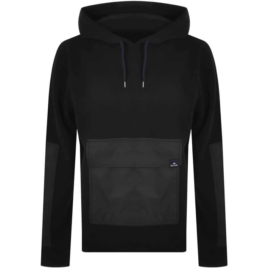 Alternative Image for ProductPS By Paul Smith Panel Hoodie Black1