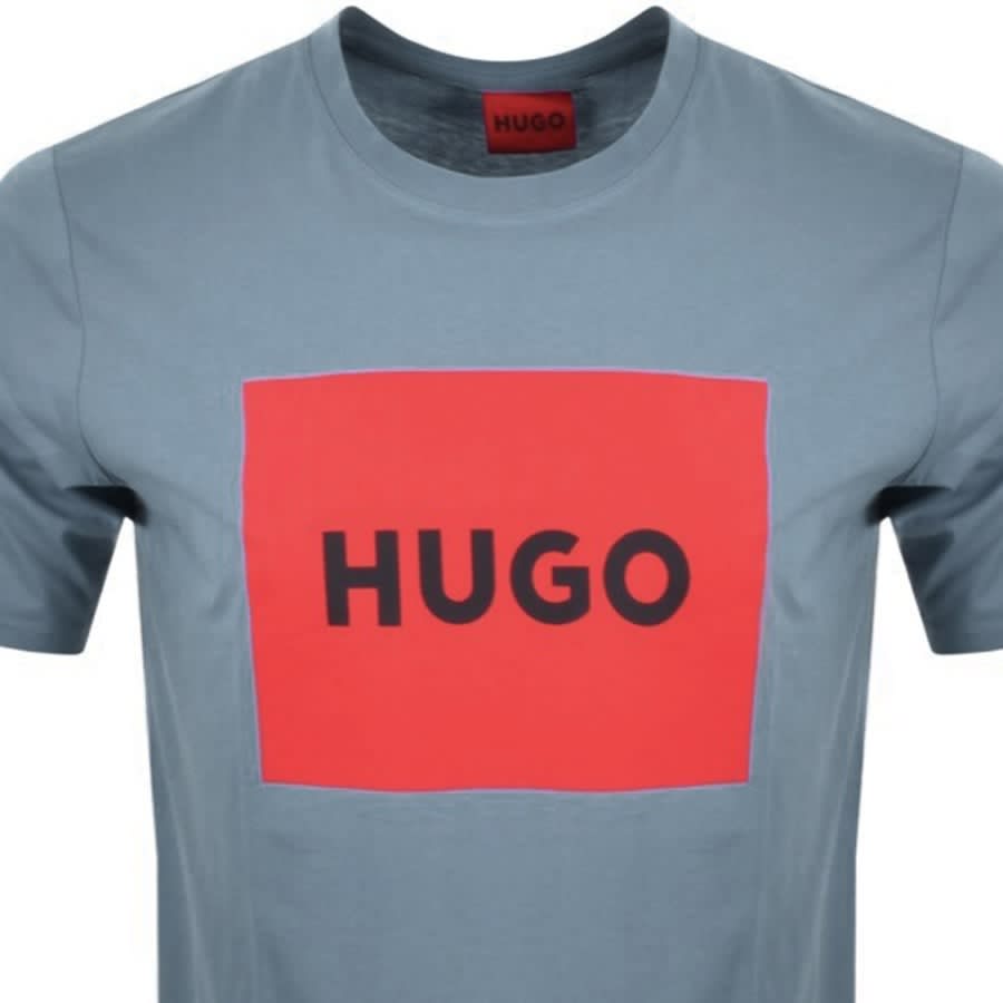 Alternative Image for ProductHUGO Dulive 222 Crew Neck T Shirt Blue2