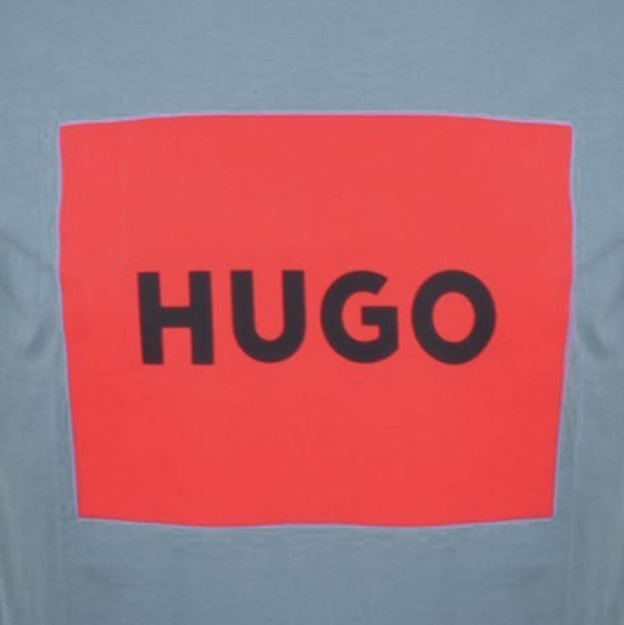 Alternative Image for ProductHUGO Dulive 222 Crew Neck T Shirt Blue3