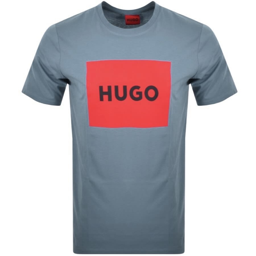 Alternative Image for ProductHUGO Dulive 222 Crew Neck T Shirt Blue1
