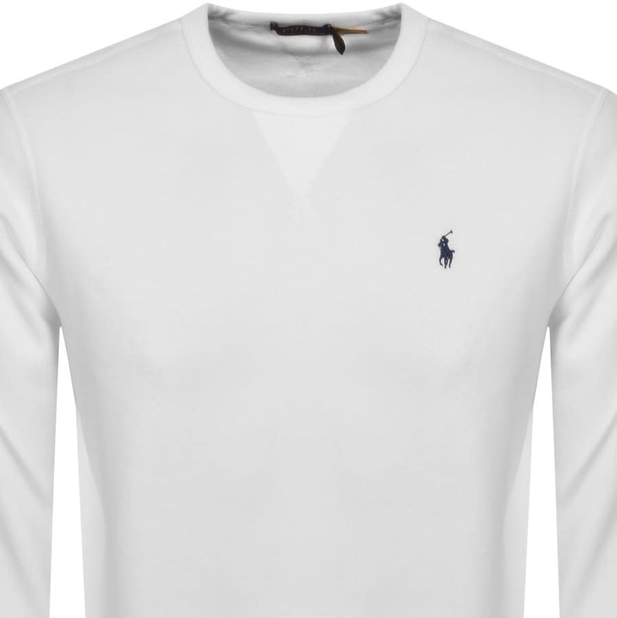 Alternative Image for ProductRalph Lauren Crew Neck Sweatshirt White2