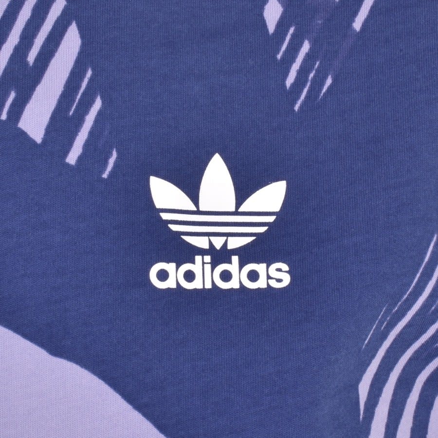 Alternative Image for ProductAdidas Originals All Over Print T Shirt Purple3