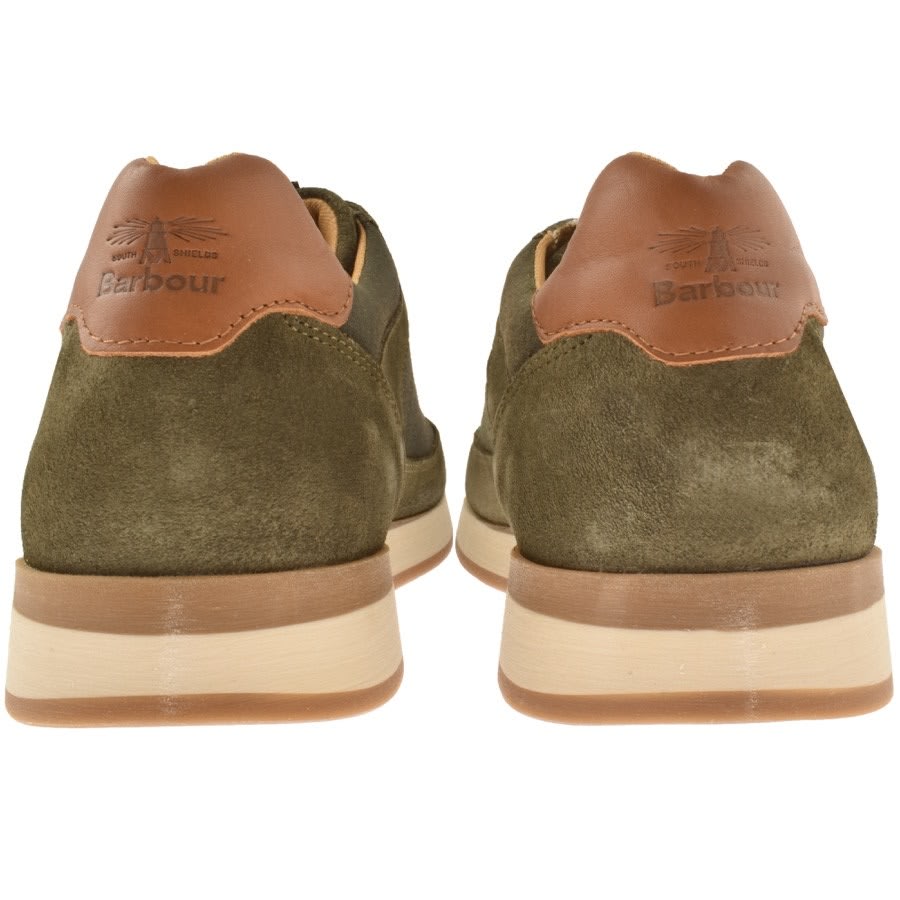 Alternative Image for ProductBarbour Isaac Trainers Green2
