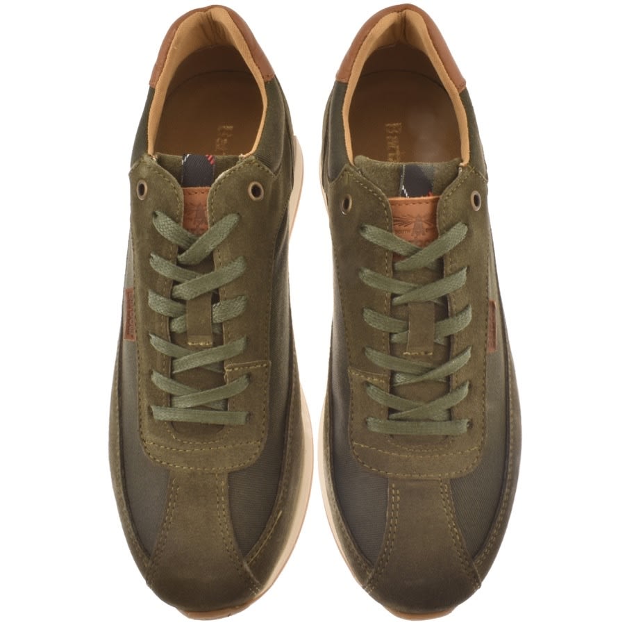 Alternative Image for ProductBarbour Isaac Trainers Green3