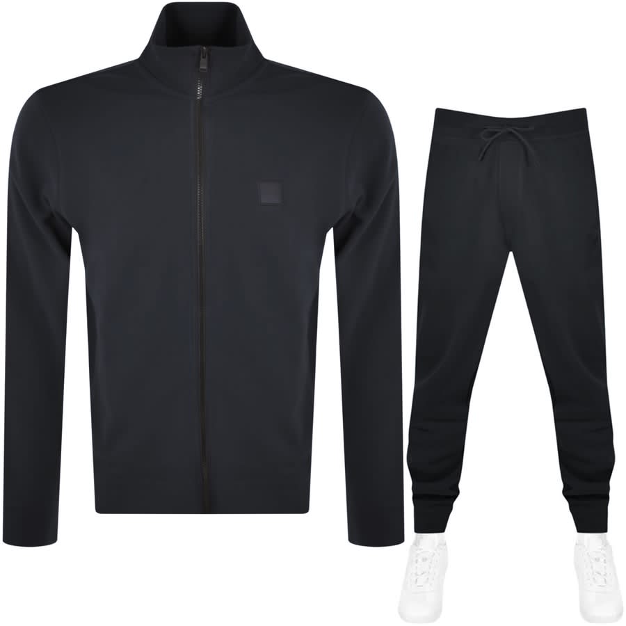 BOSS Zestart Sestart Full Zip Tracksuit Navy | Mainline Menswear Australia