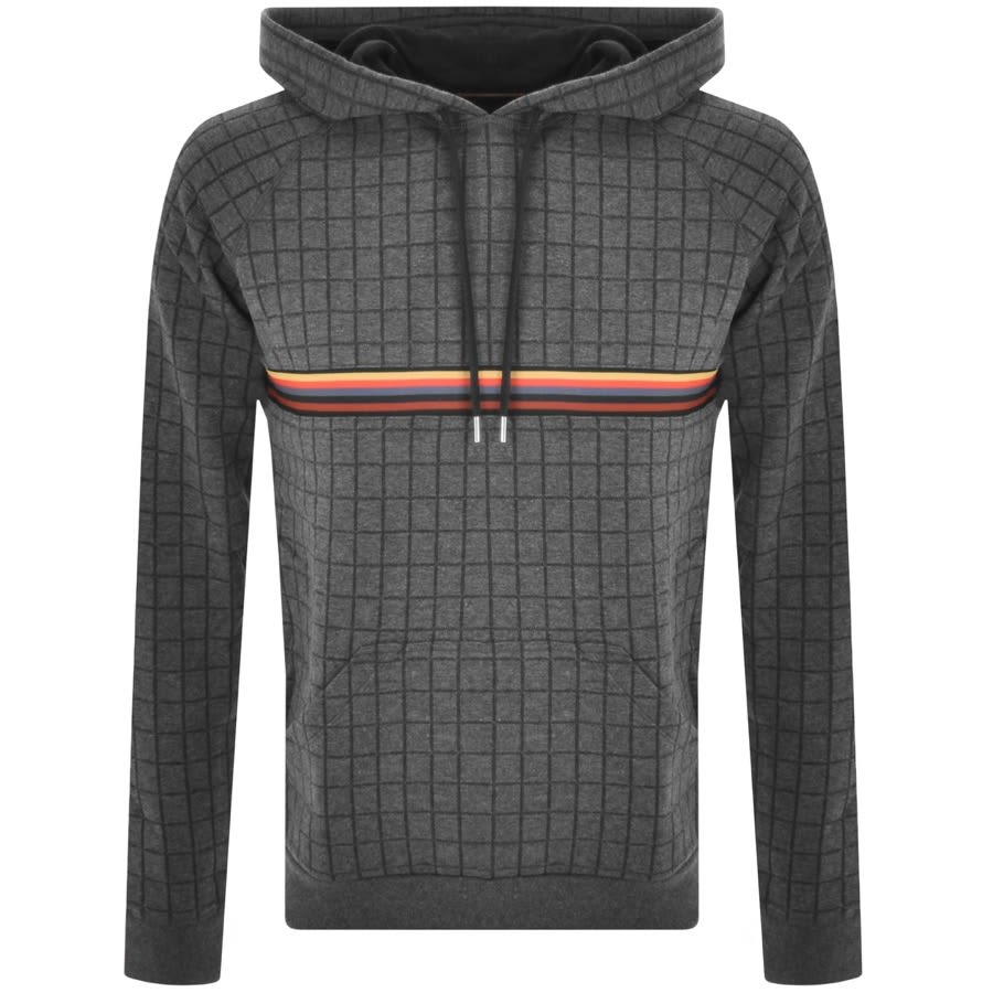 Alternative Image for ProductPS By Paul Smith Stripe Tape Hoodie Grey1