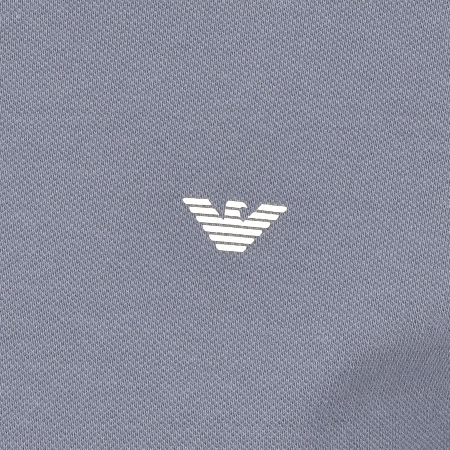 Alternative Image for ProductEmporio Armani Short Sleeved Polo T Shirt Blue3