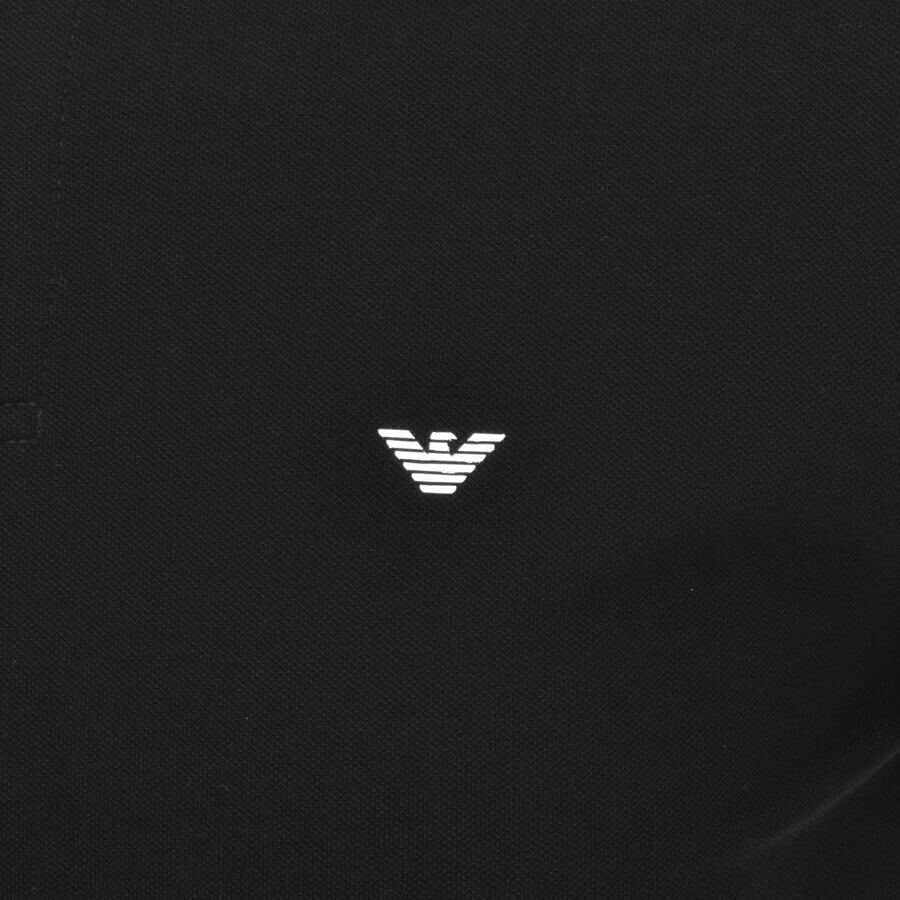 Alternative Image for ProductEmporio Armani Short Sleeved Polo T Shirt Black3