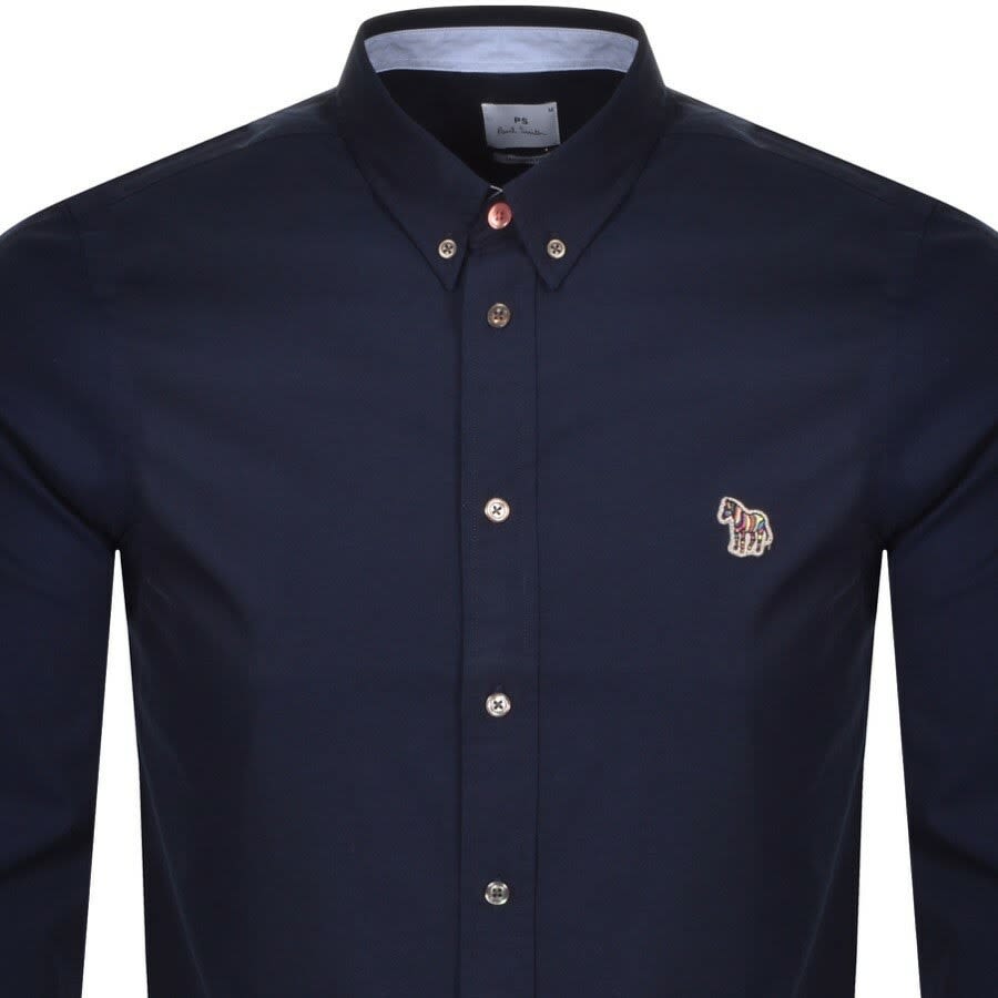 Alternative Image for ProductPS By Paul Smith Long Sleeved Tailored Shirt Navy2