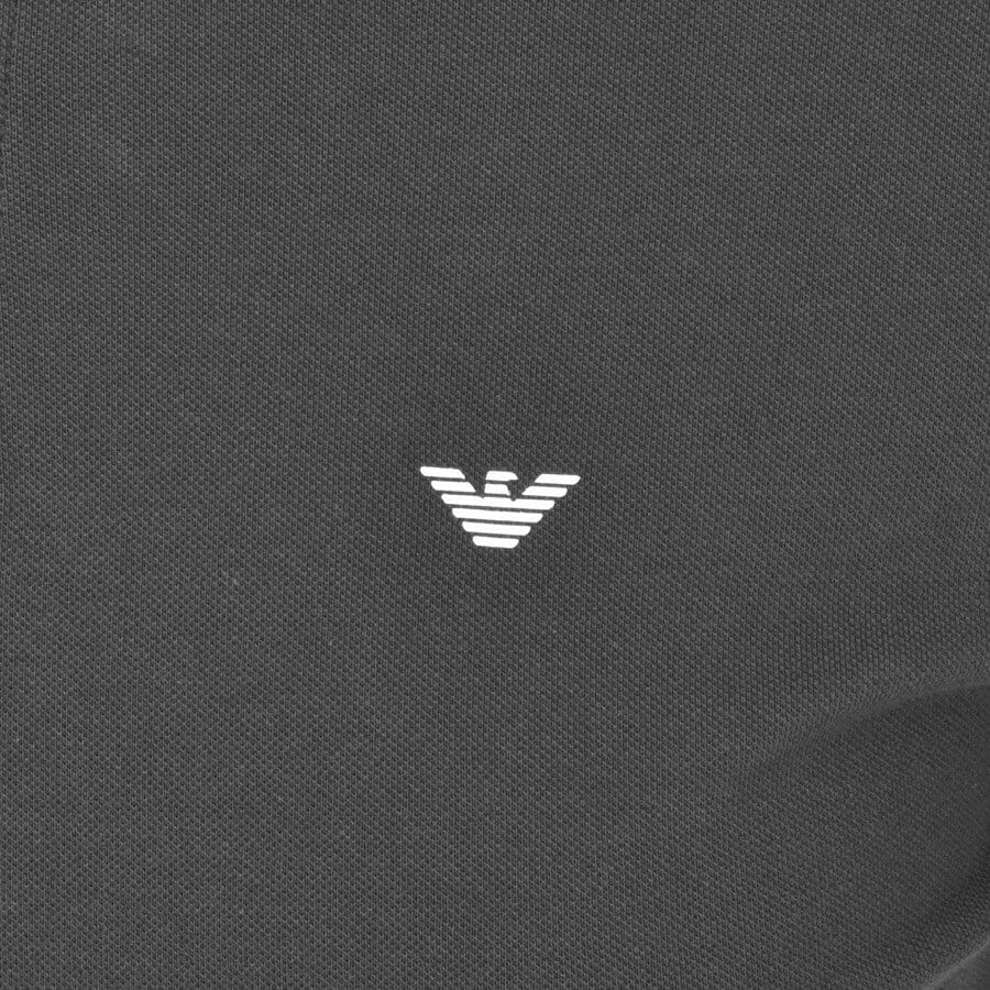 Alternative Image for ProductEmporio Armani Short Sleeved Polo T Shirt Grey3