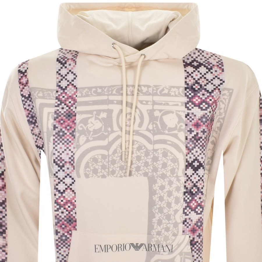 Alternative Image for ProductEmporio Armani Logo Hoodie Cream2