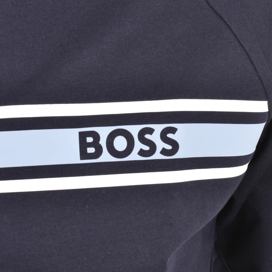 Alternative Image for ProductBOSS Bodywear Authentic Sweatshirt Navy3