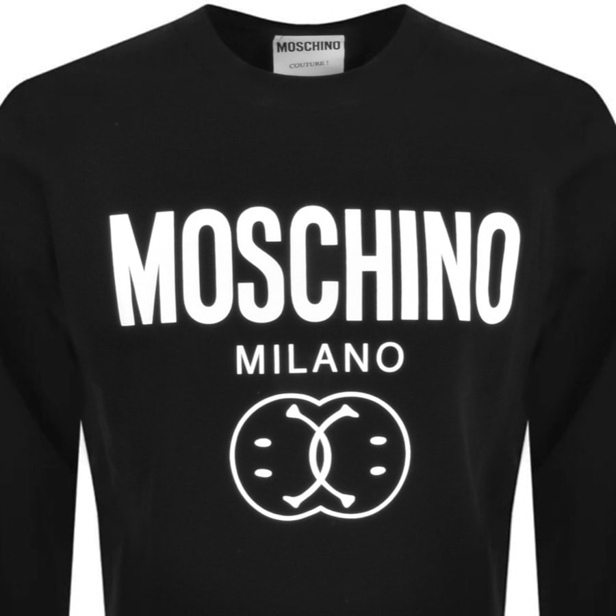Alternative Image for ProductMoschino Fantasy Logo Sweatshirt Black2