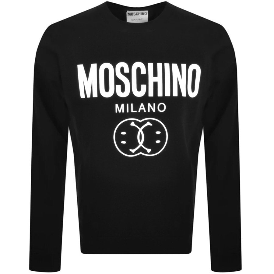 Alternative Image for ProductMoschino Fantasy Logo Sweatshirt Black1