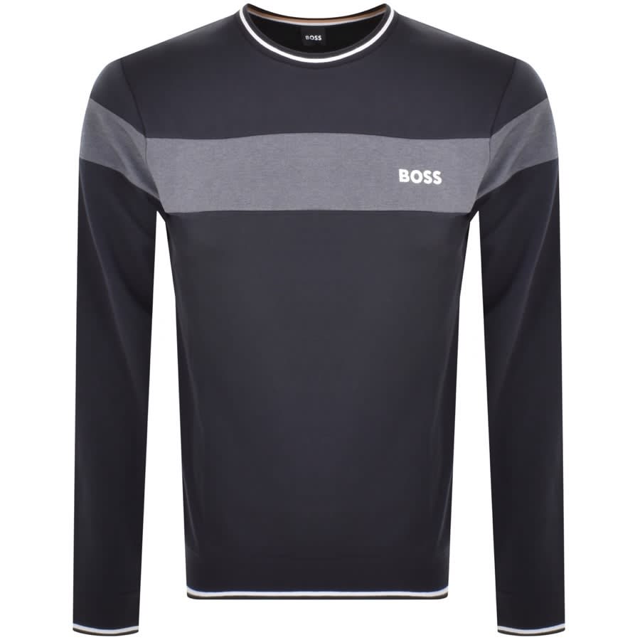 Alternative Image for ProductBOSS Crew Neck Tracksuit Navy2