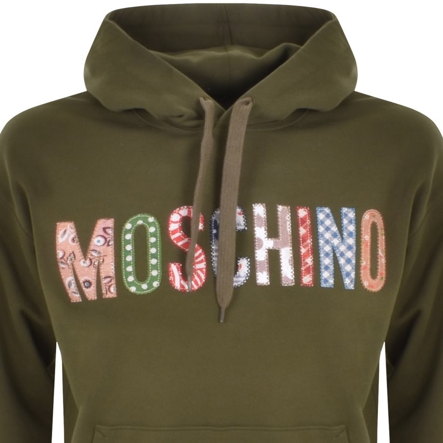 Alternative Image for ProductMoschino Fantasy Logo Hoodie Khaki2