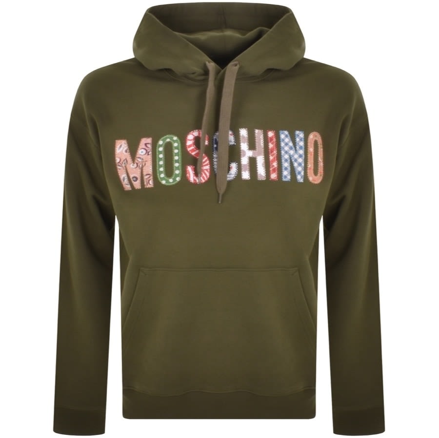 Alternative Image for ProductMoschino Fantasy Logo Hoodie Khaki1