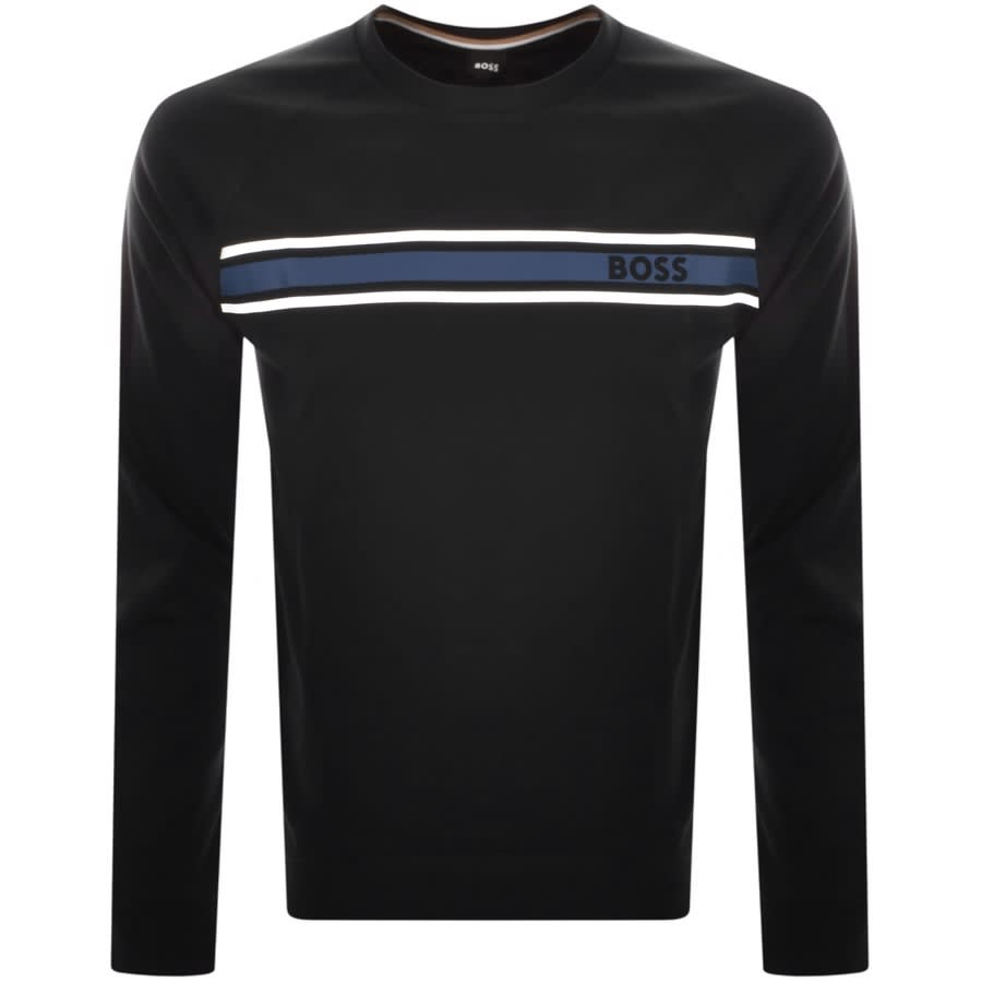 Alternative Image for ProductBOSS Bodywear Lounge Sweatshirt Black1