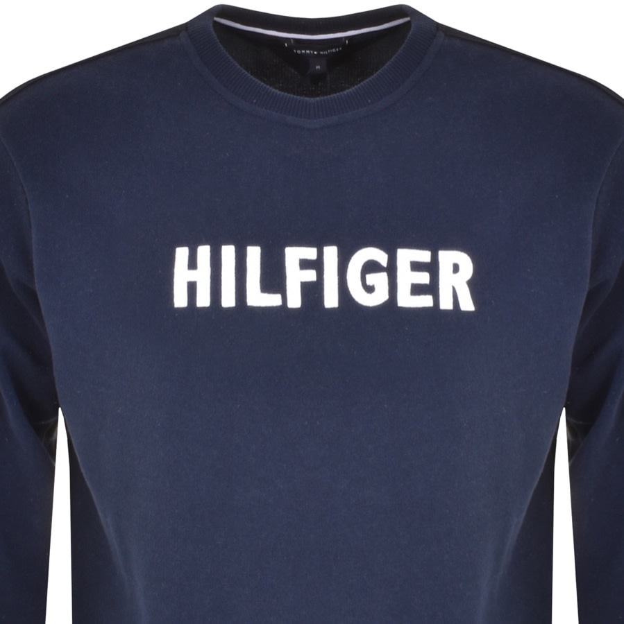 Alternative Image for ProductTommy Hilfiger Logo Taped Sweatshirt Navy2