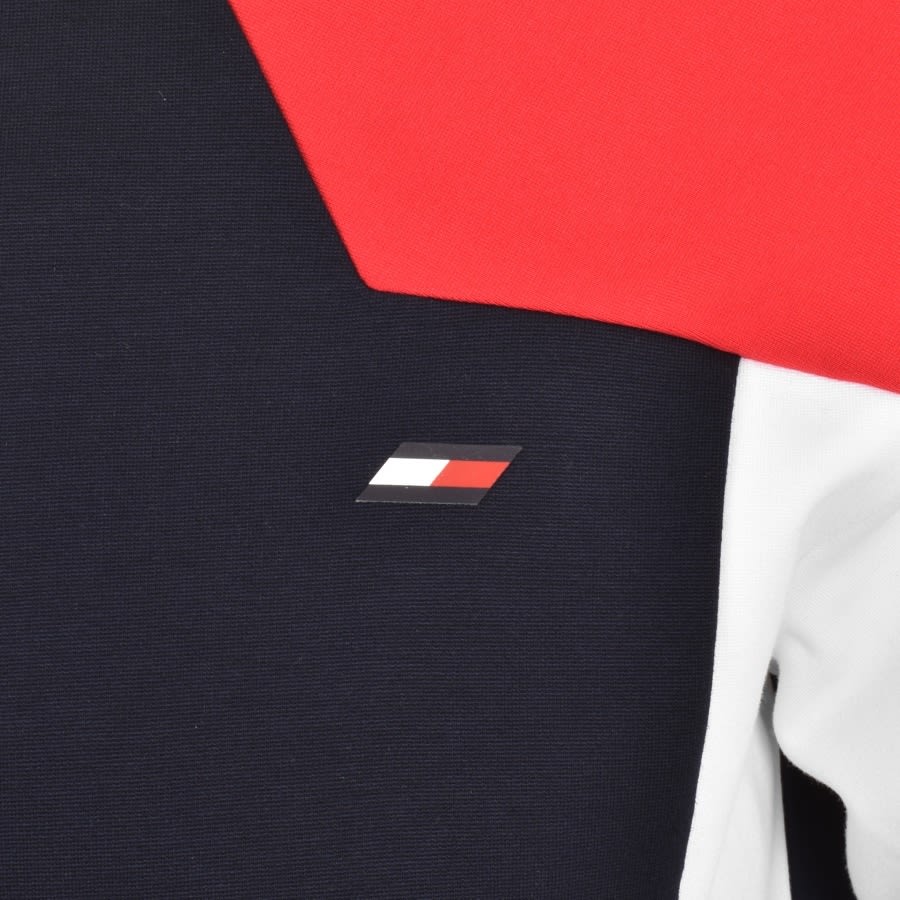 Alternative Image for ProductTommy Hilfiger Logo Colour Block Sweatshirt Navy3
