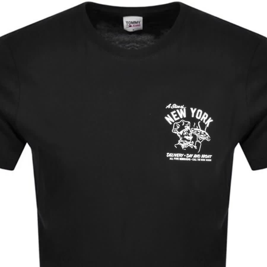 Alternative Image for ProductTommy Jeans Best Pizza Logo T Shirt Black2