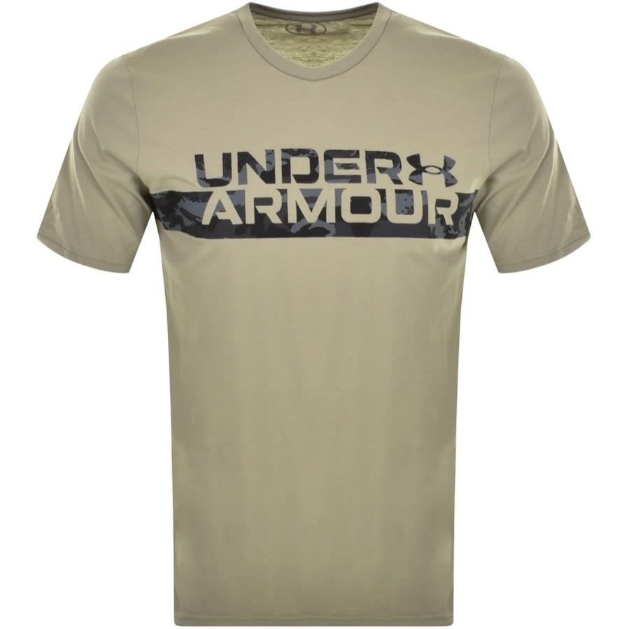 under armour khaki t shirt