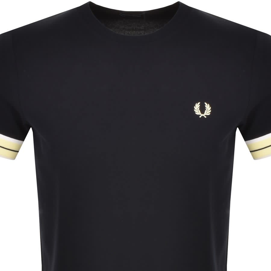 Alternative Image for ProductFred Perry Tramline Pique T Shirt Navy2