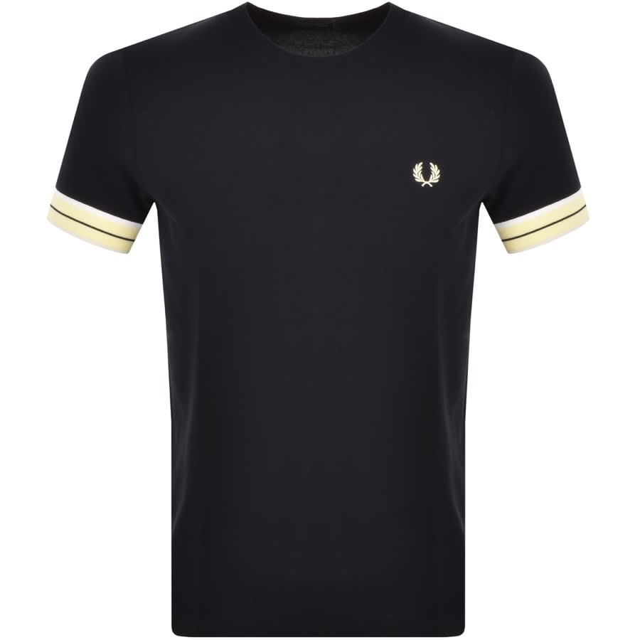 Alternative Image for ProductFred Perry Tramline Pique T Shirt Navy1