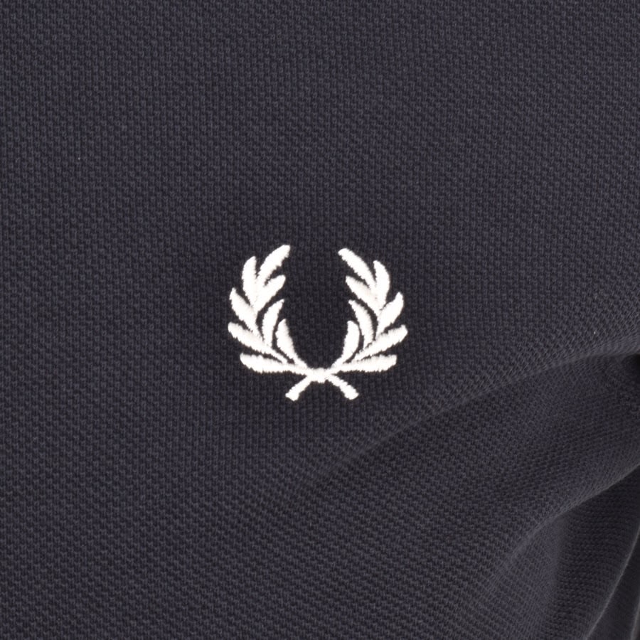 Alternative Image for ProductFred Perry Striped Collar Polo T Shirt Navy3
