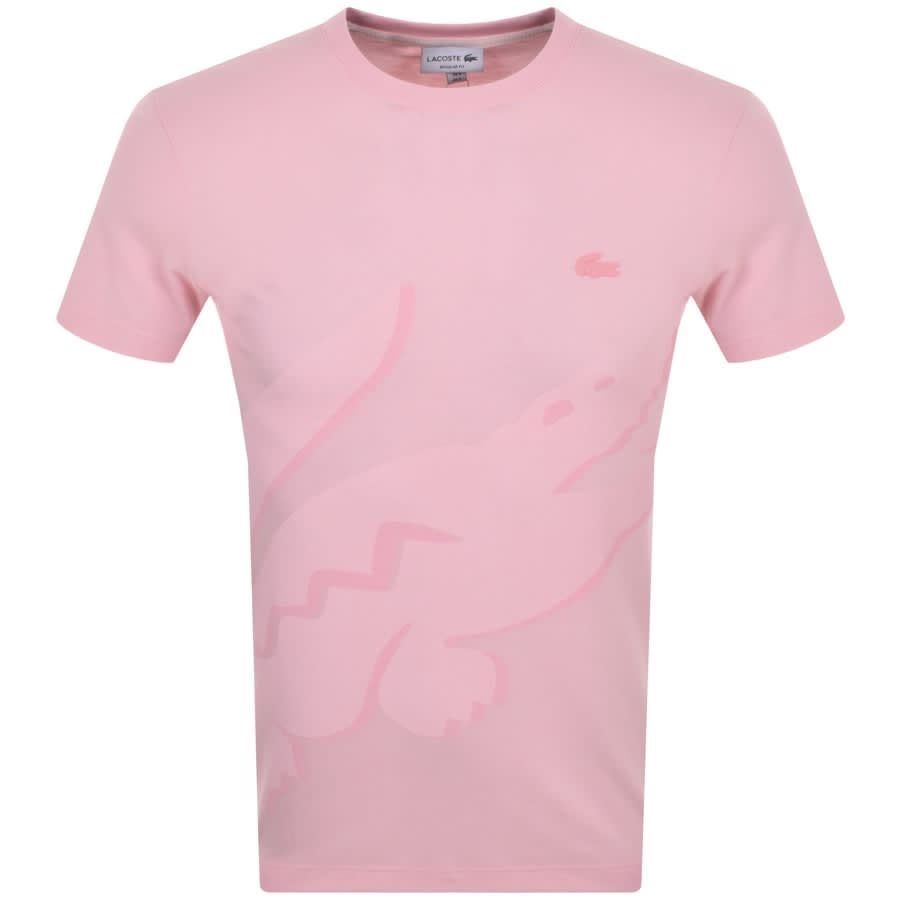 Alternative Image for ProductLacoste Crew Neck T Shirt Pink1