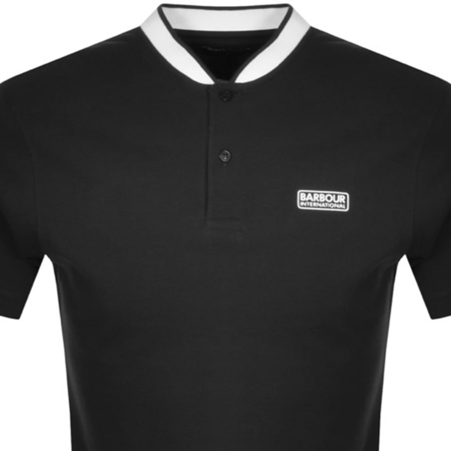 Alternative Image for ProductBarbour International Tipped Polo T Shirt Black2