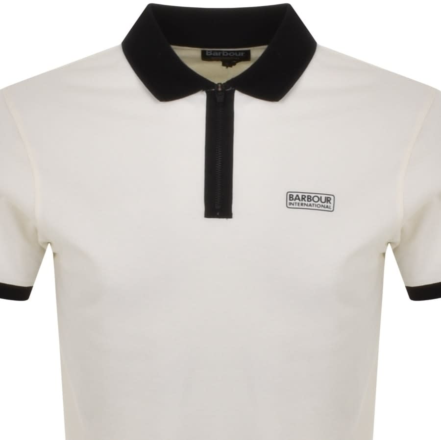 Alternative Image for ProductBarbour International Polo T Shirt Cream2
