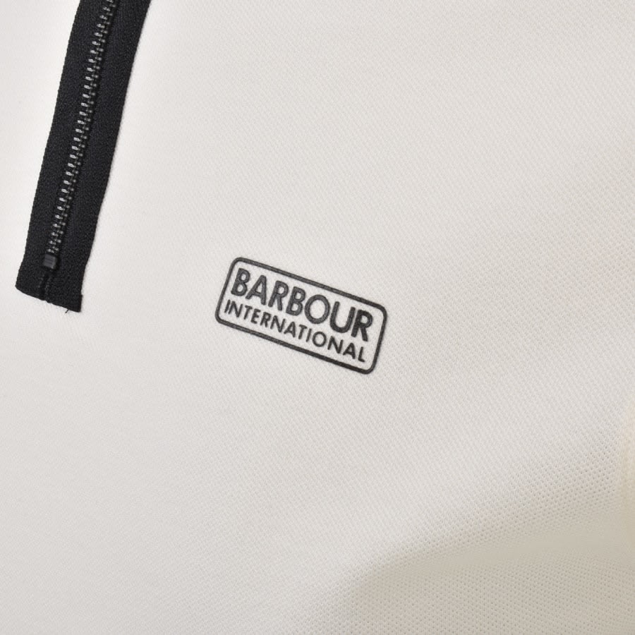 Alternative Image for ProductBarbour International Polo T Shirt Cream3