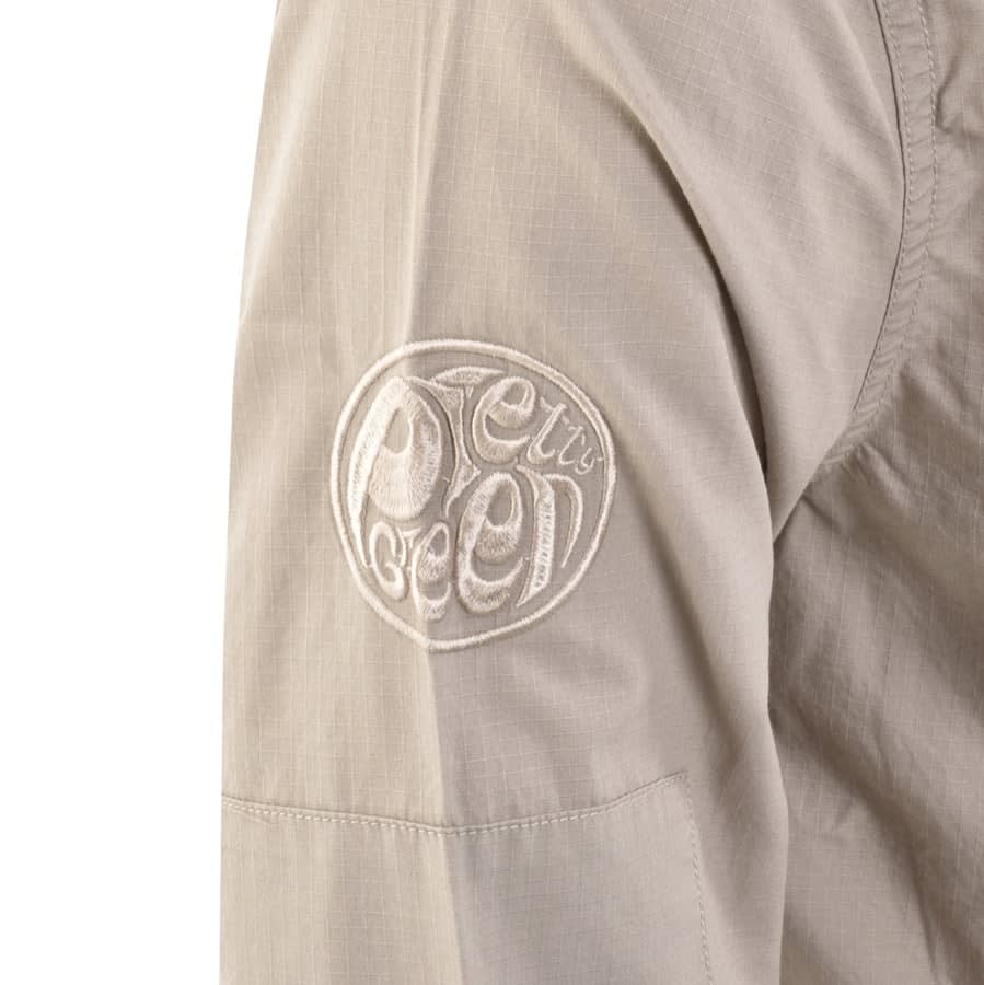 Alternative Image for ProductPretty Green Creedence Overshirt Beige3
