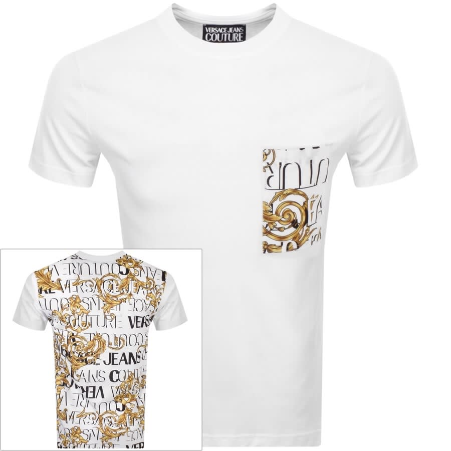Alternative Image for ProductVersace Jeans Couture Baroque T Shirt White1